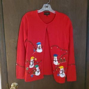 Snowman Holiday Sweater